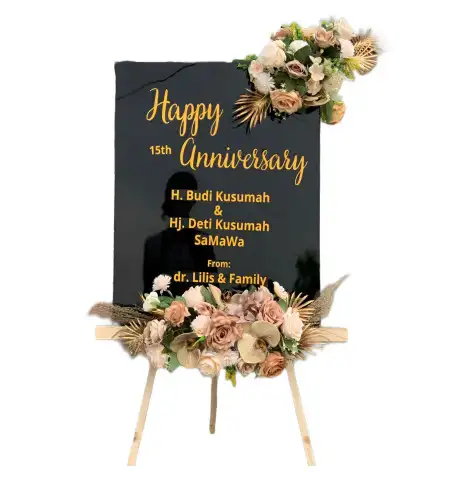 Papan Bunga Akrilik Selopampang